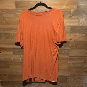 Taylor Stitch Hemp Rust Short Sleeve Tee FLAWS